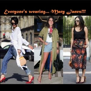 Sold!💖Dolce & Gabbana Mary Jane Black Suede Pumps